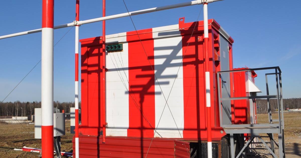 Биоакустический отпугиватель птиц Bird Gard Super Pro в аэропорту Внуково.