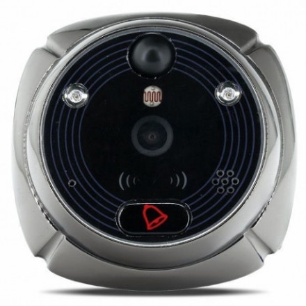 Дверной GSM/Wi-Fi видеоглазок «iHome-4» (серебро)